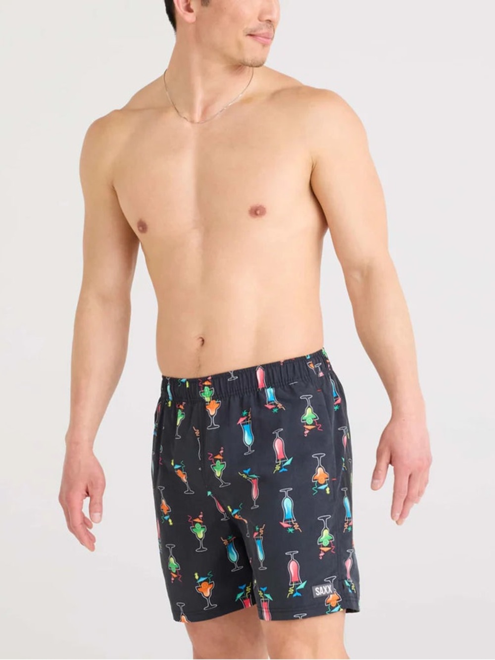 Saxx Mens Go Coastal 2N1 Volley Lined Shorts Size Large Style# SXSW05